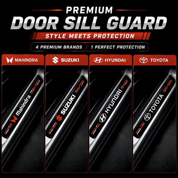 Carbon Fiber Car Door Sill Guard - Set 4 - SILL_CF_HYUNDAI