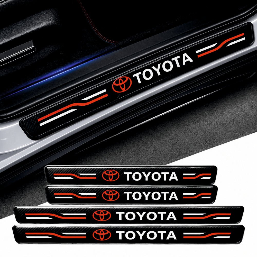 Carbon Fiber Car Door Sill Guard - Set 4 - SILL_CF_TOYOTA