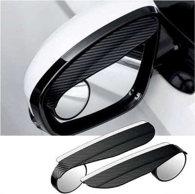 Carbon Fiber Rear View Mirror Rain Guard | Side Mirror Rain Visor Protector (2 SET) -REAR_MIRROR_RAIN_G
