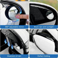 Carbon Fiber Rear View Mirror Rain Guard | Side Mirror Rain Visor Protector (2 SET) -REAR_MIRROR_RAIN_G