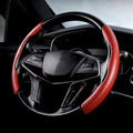Carbon Fiber Series Steering Cover - STEERING_COVERR_RED