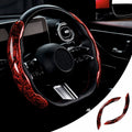 Carbon Fiber Series Steering Cover - STEERING_COVER_W_RED