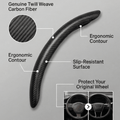 Carbon Fiber Series Steering Cover - STEERING_COVER-BLK