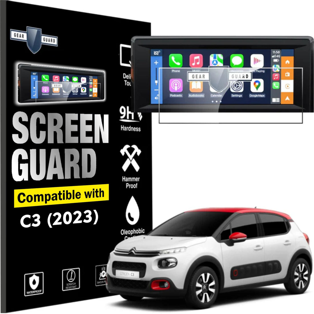Citroen C3 2023 Touch Screen Guard - C3_2023_G