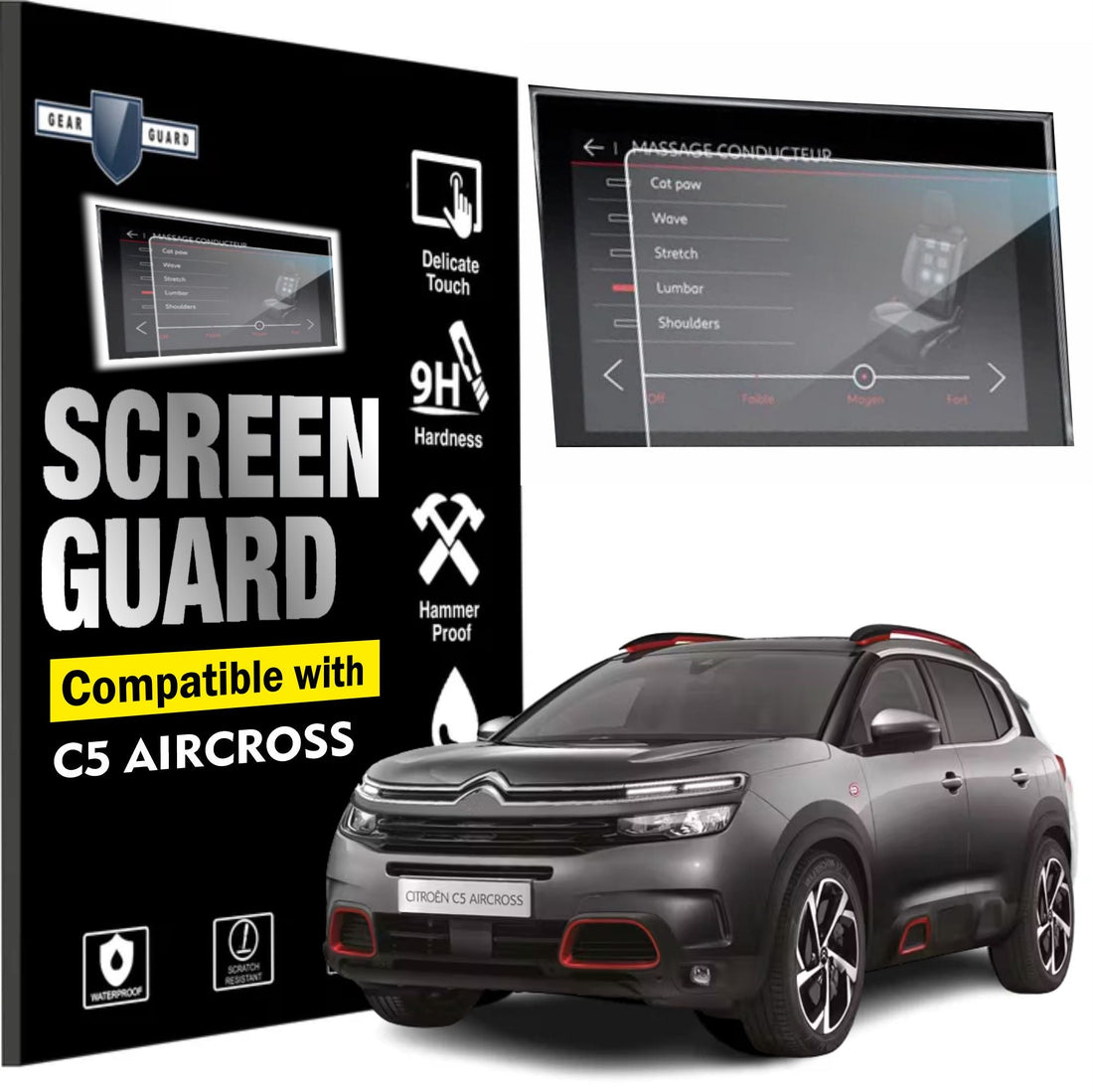 Citroen C5 Aircross Accessories Touch Screen Guard