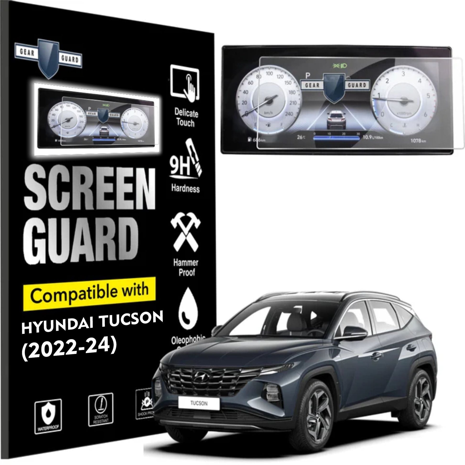 Compatible screen Protector for Tucson - 