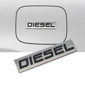 Diesel 3D Chrome Metal Car Sticker - STICKER_DIESEL_D2
