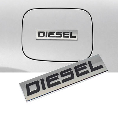 Diesel 3D Chrome Metal Car Sticker - STICKER_DIESEL_D2