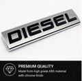 Diesel 3D Chrome Metal Car Sticker - STICKER_DIESEL_D2
