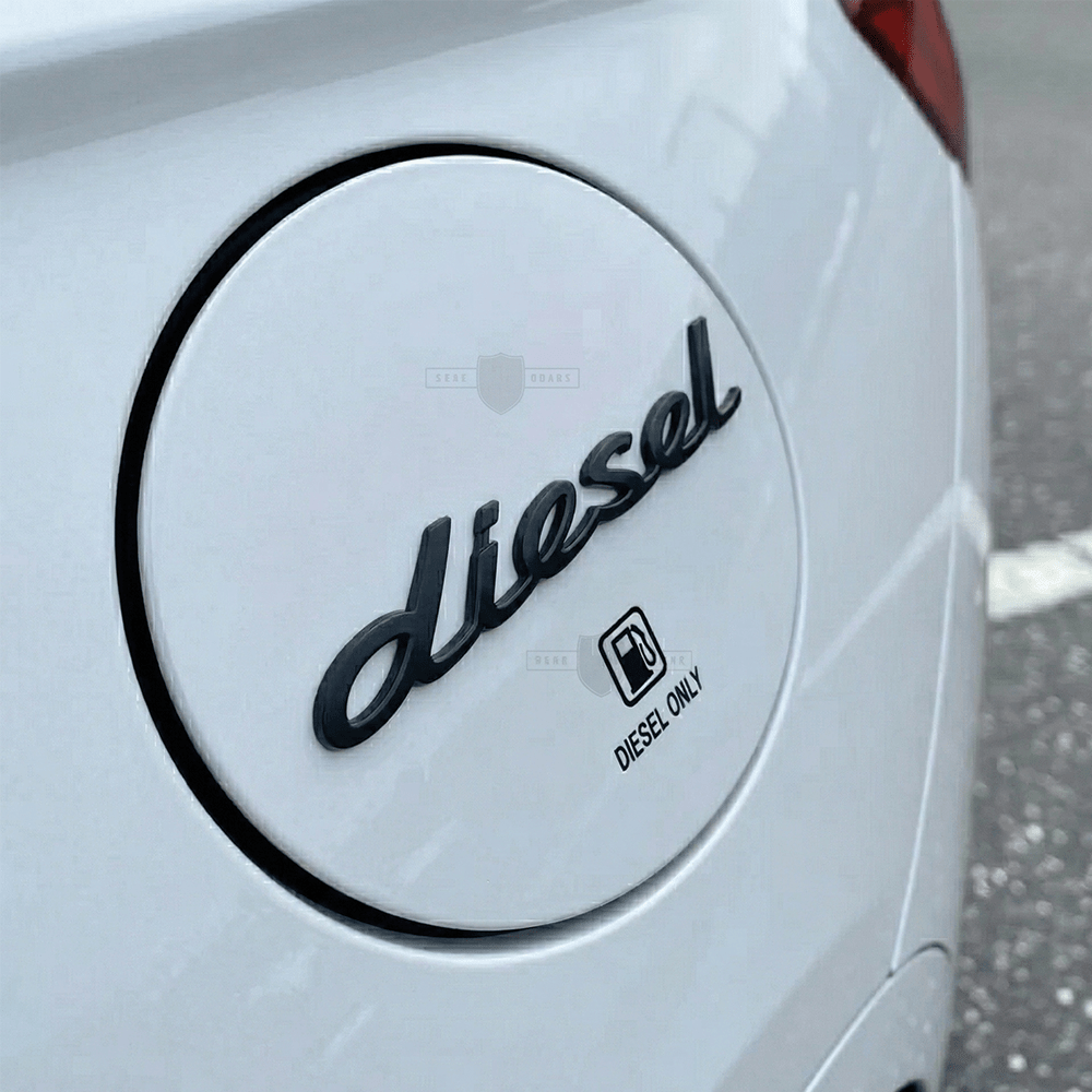 Diesel 3D Metal Car Sticker - STICKER_DIESEL_BLK_BB