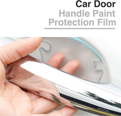 Durable 4PCs Car Door Handle Scratch Protector Film - 4PCDOOR