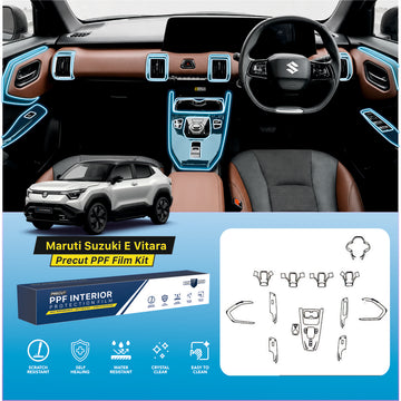 Maruti Suzuki E Vitara Full Interior Precut PPF FILM KIT