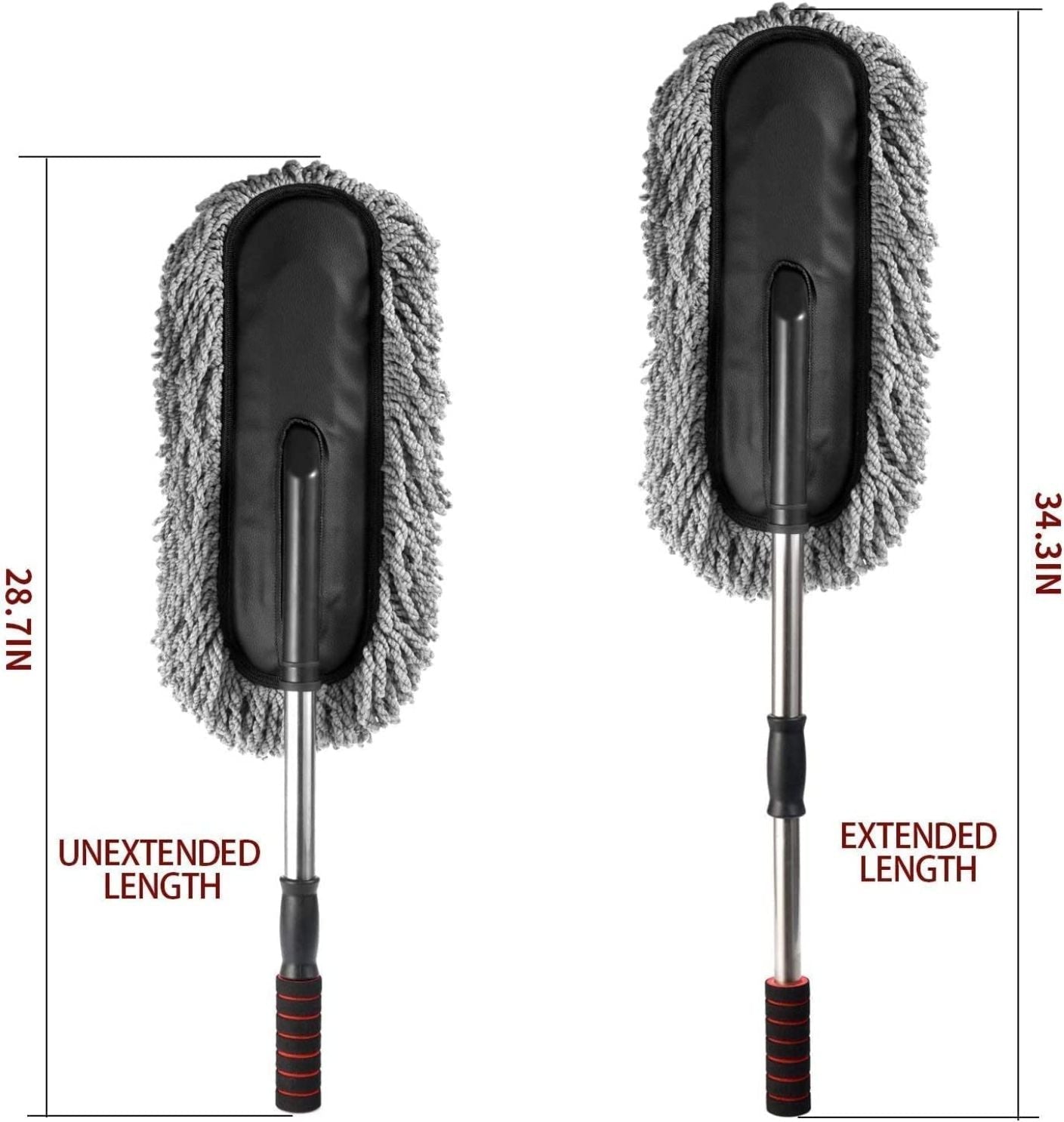 Extendable Microfiber Car Duster – For Interior & Exterior Detailing - V_DUSTER
