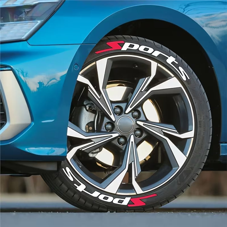 Car Permanent Tyre Stickers