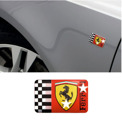 Ferrari 3D Metal Sticker - STICKER_FERRARI_RED-1