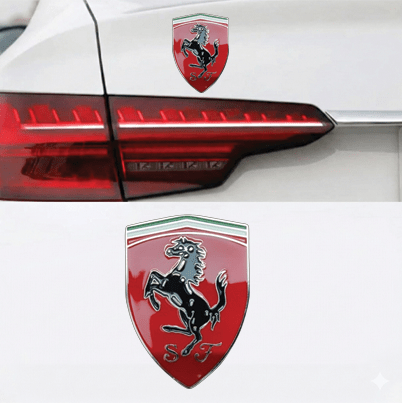Ferrari 3D Metal Sticker - STICKER_FERRARI_D2
