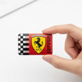 Ferrari Logo Car Badge Emblem | 8cm x 5cm | All Vehicle Exterior Decorative Logo, Self - Adhesive - STICKER_FERRARI_RED