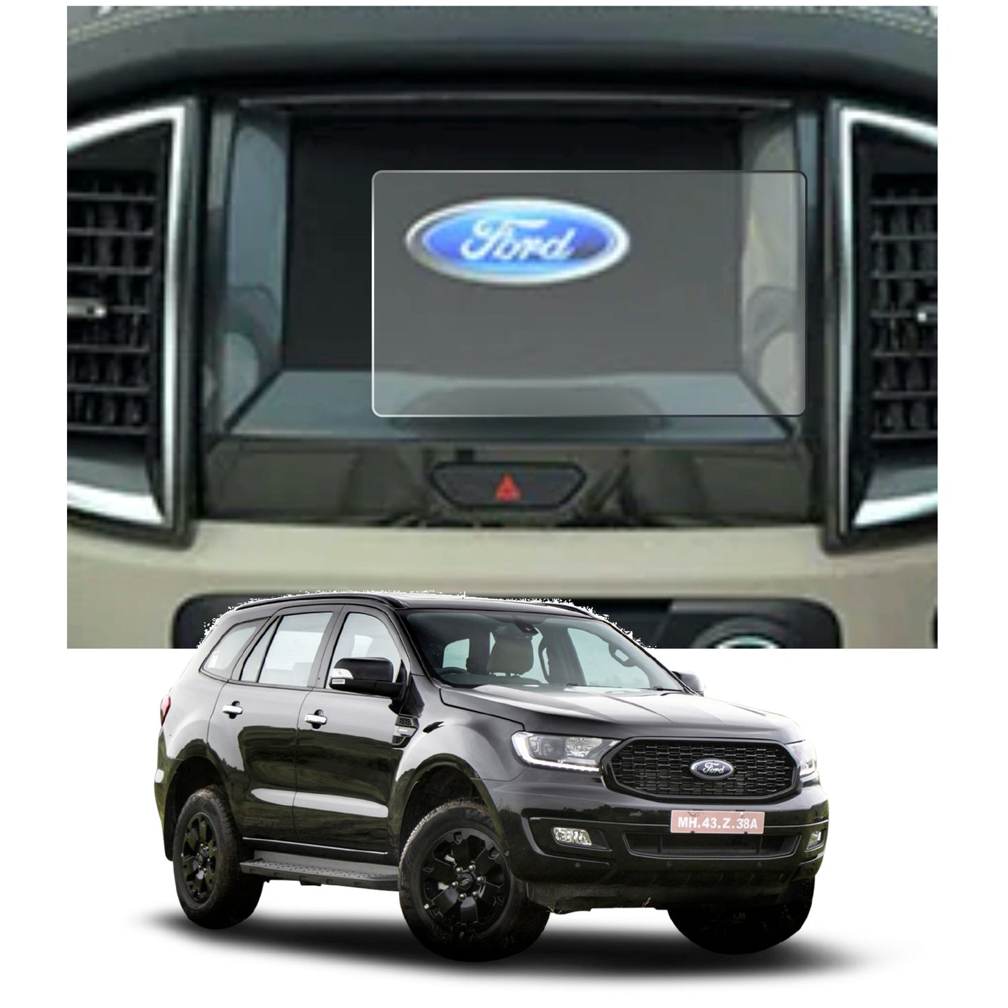 FORD Endeavour Accessories Touch Screen Guard -ENDEAVOUR-3