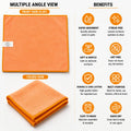 Glass Cleaner Microfiber Cloth Wipe For Car -SP_GLASS_CLOTH