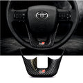 GR Sport Carbon Fiber Steering Wheel Badge For Toyota Fortuner [2025 - 2026] - STEERING_GR_SPORT