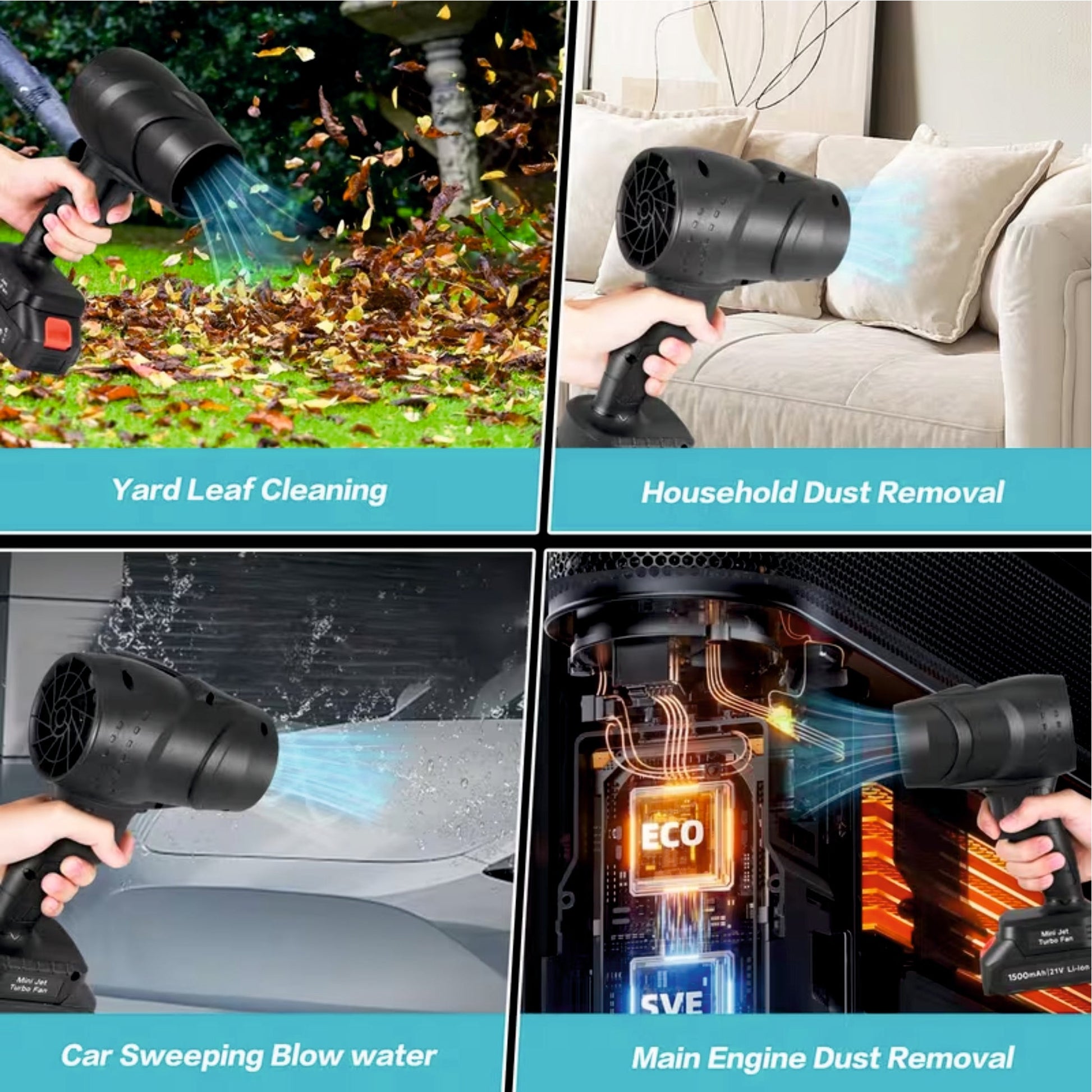 Handheld Electric Portable Air Blower - BLOWER-B1PACK