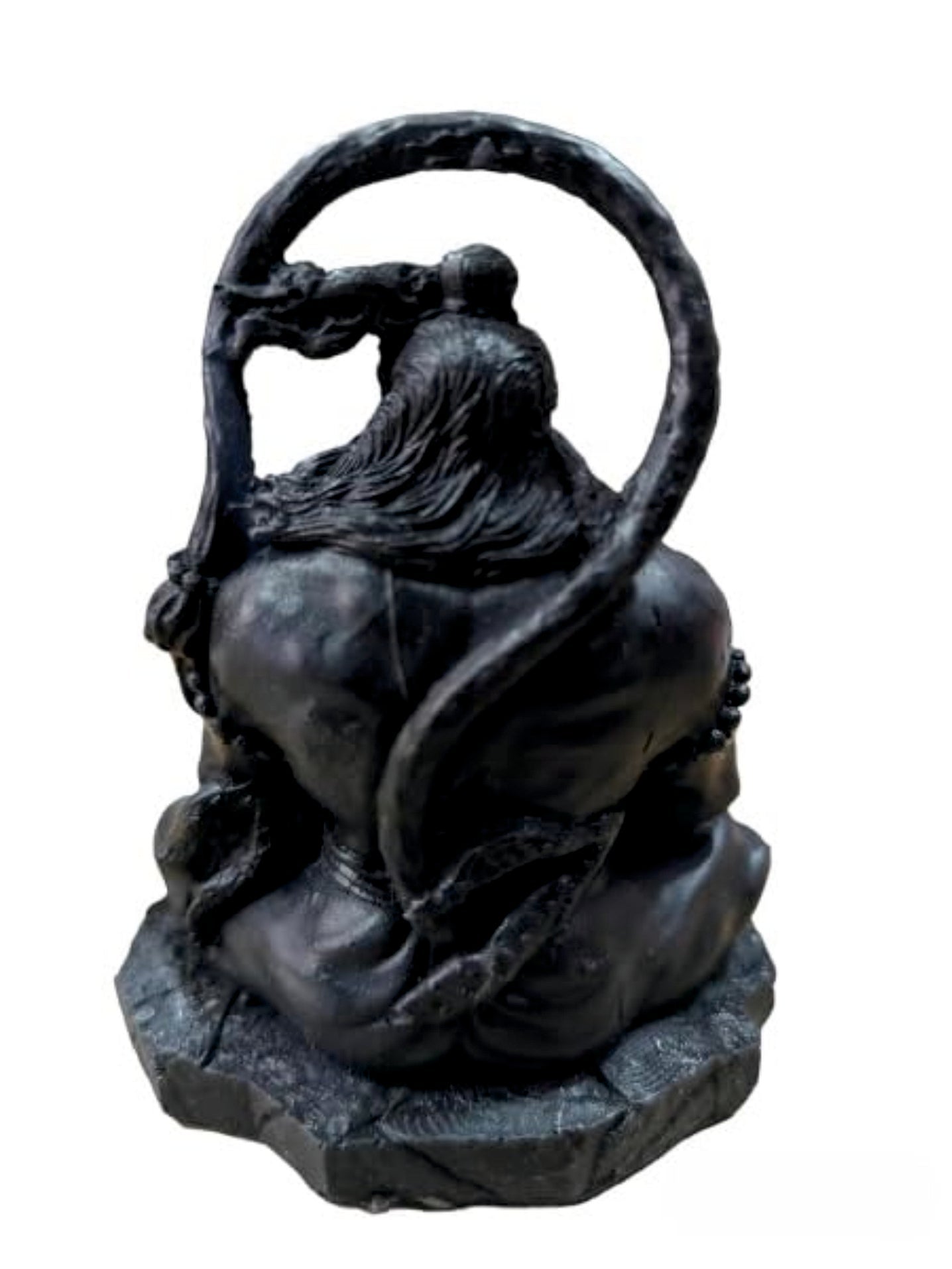 Hanuman Ji Lord Bajrangbali Maditation idol For Car Dashboard Accessories - BAJRANGBALI_GOLD-1