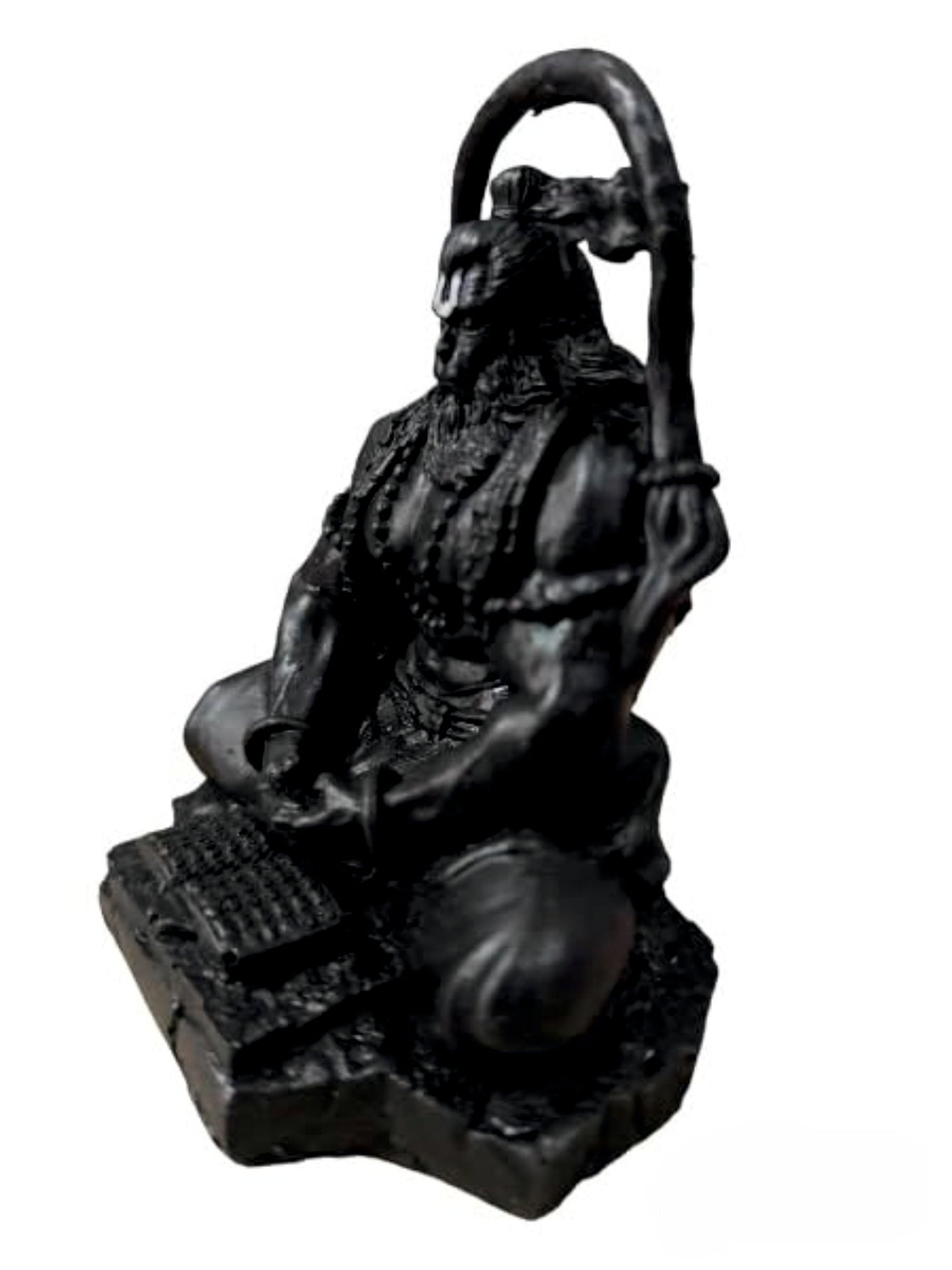 Hanuman Ji Lord Bajrangbali Maditation idol For Car Dashboard Accessories - BAJRANGBALI_GOLD-1