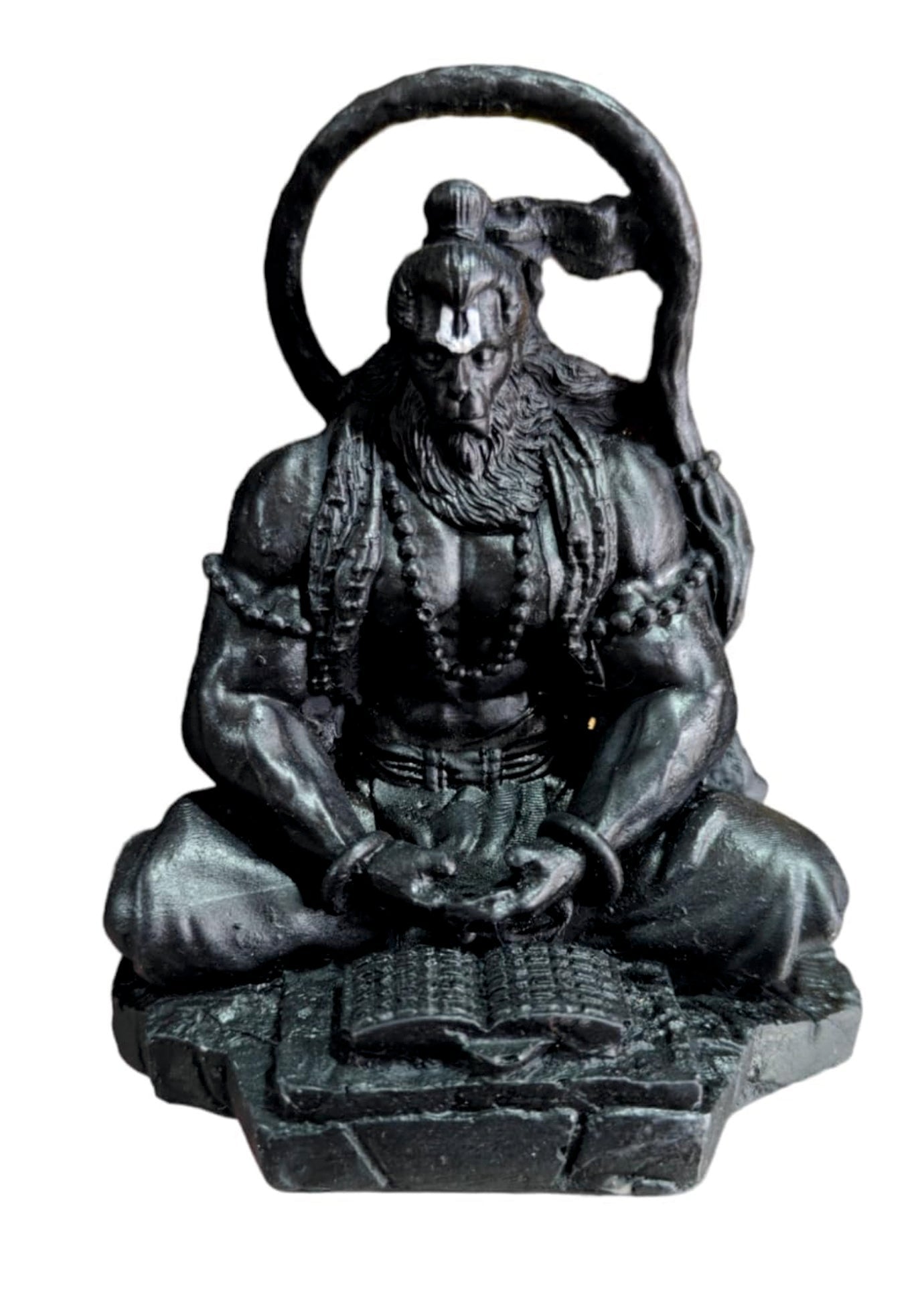 Hanuman Ji Lord Bajrangbali Maditation idol For Car Dashboard Accessories - BAJRANGBALI_GOLD-1