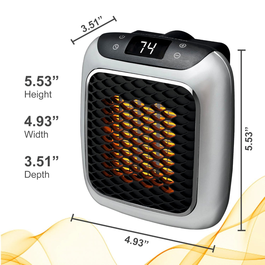 Wall-Mounted Electric Convector Heater