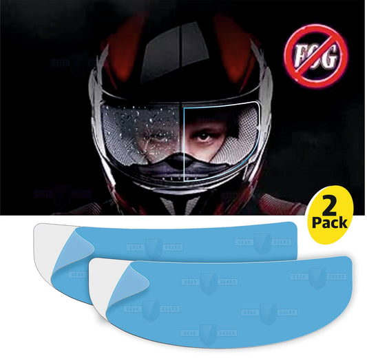 Helmet Visor Anti Fog Film For Motorcycle (2 Pack) -HELMET_VISOR