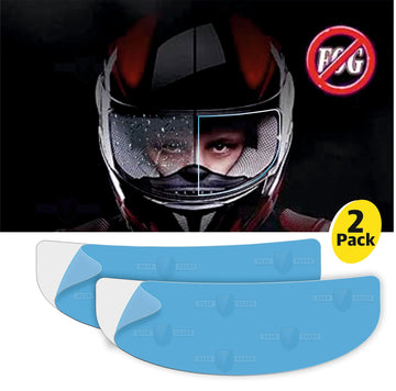 Helmet Visor Anti Fog Film For Motorcycle (2 Pack) - HELMET_VISOR