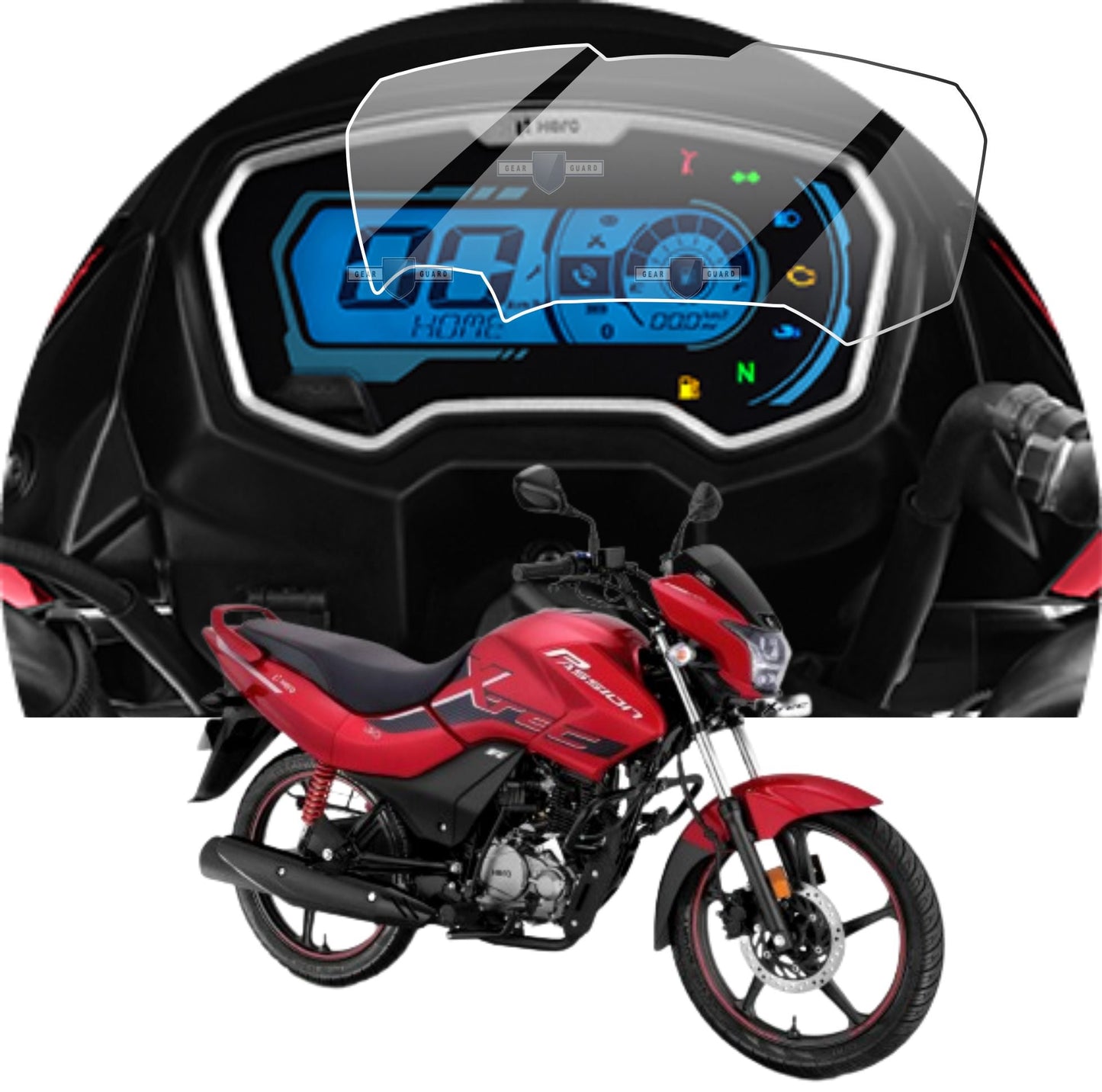 Hero Passion Xtec BS6 Accessories Screen Guard -VS_PASSION_XTEC-1