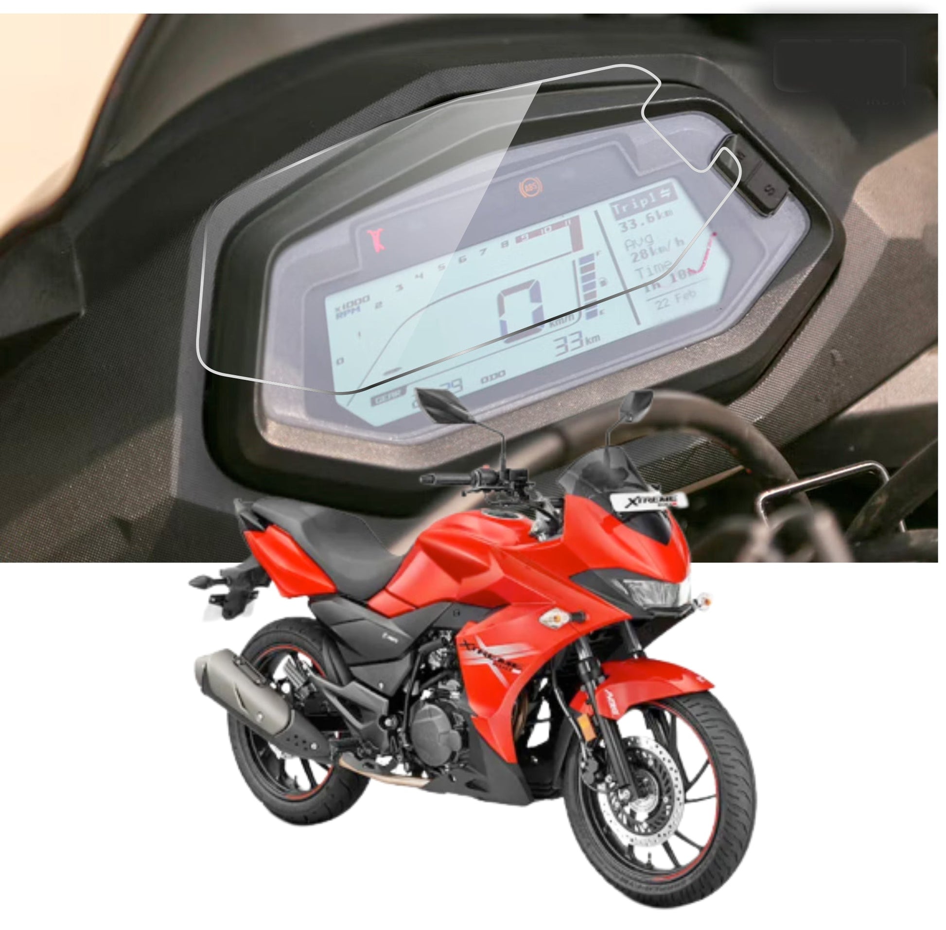 Hero Xtreme 200S Xpulse 200 Xpulse 200T Bike Digital Cluster Scree