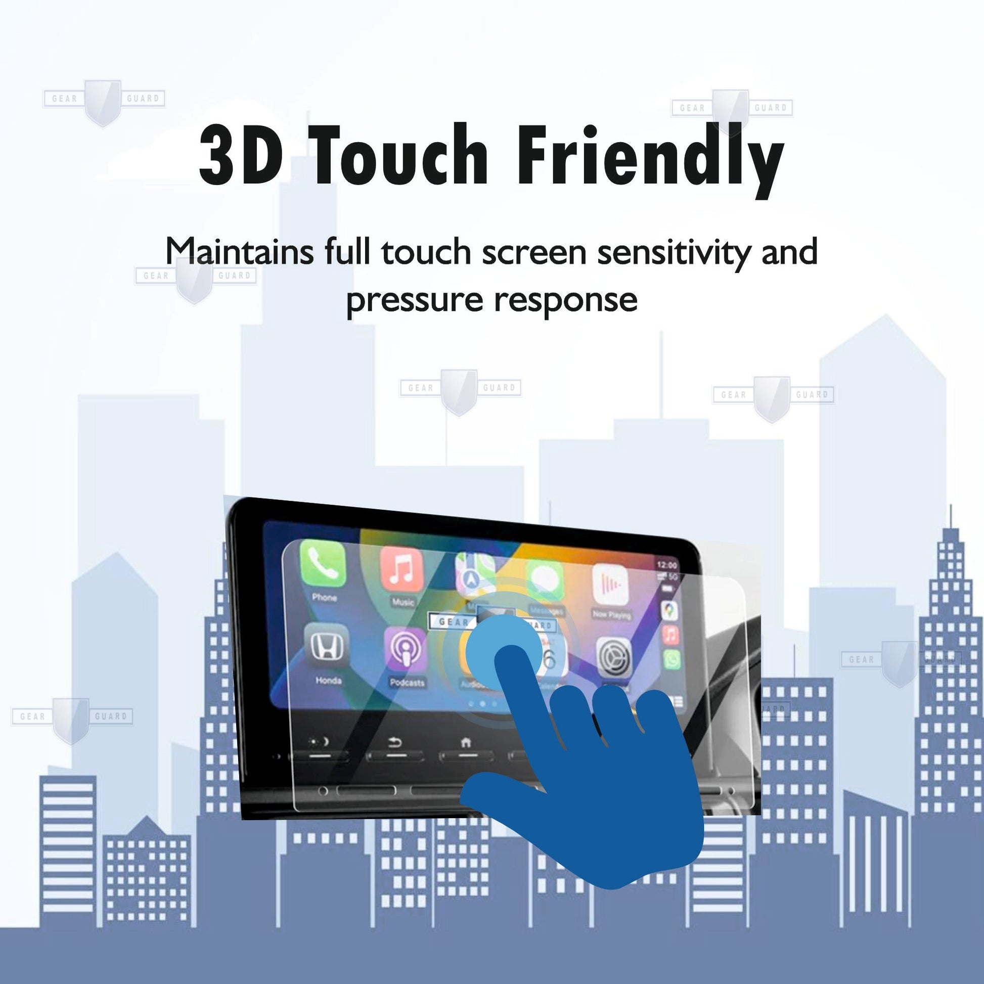 Honda Amaze 8 - inch Infotainment System Touch Screen Guard [2024 - 2026] - C8C_AMAZE_2024