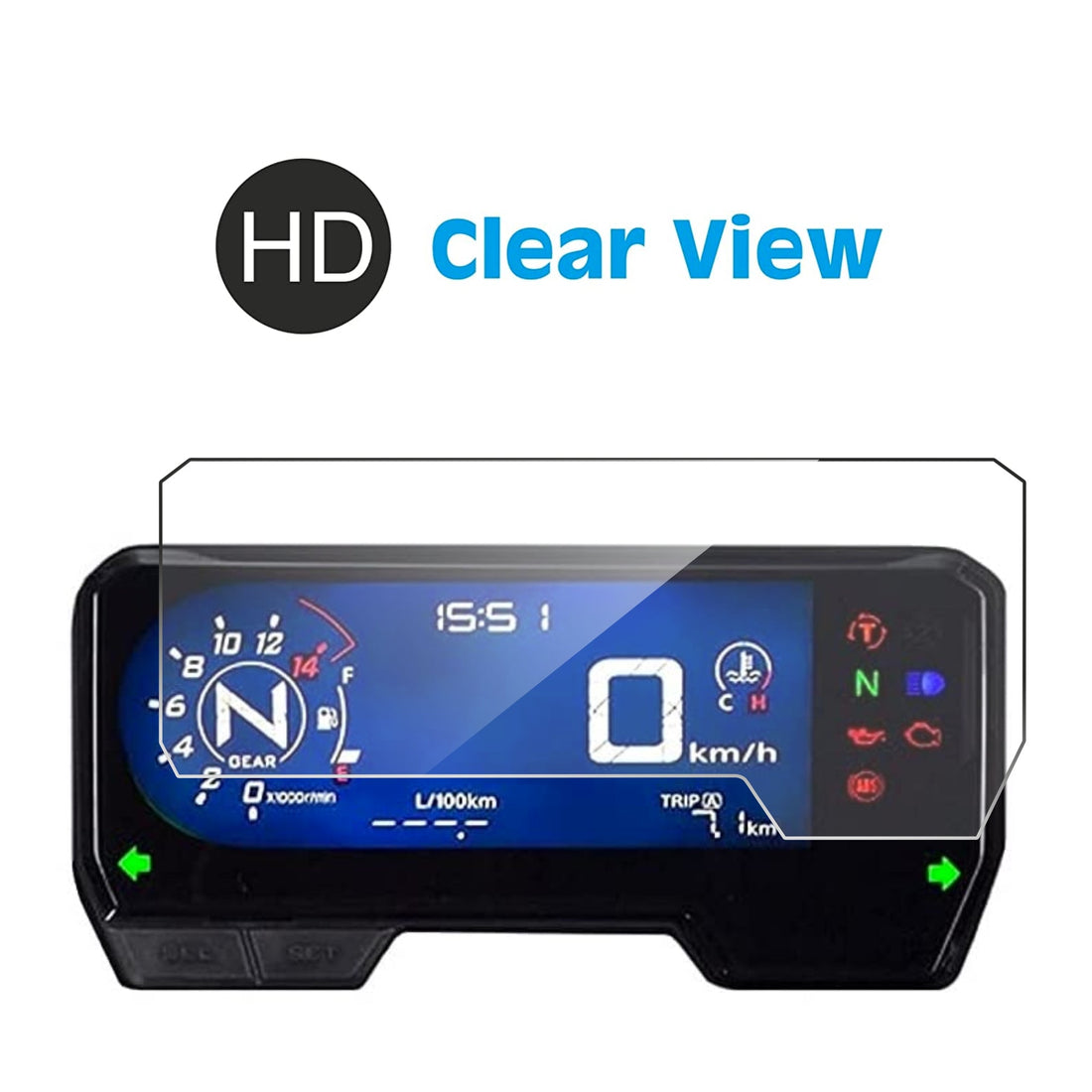 Honda CB 500X | CB 650R | Accessories 2019-21 Motorcycle Digital Cluster Screen Guard -HONDA_CB-2