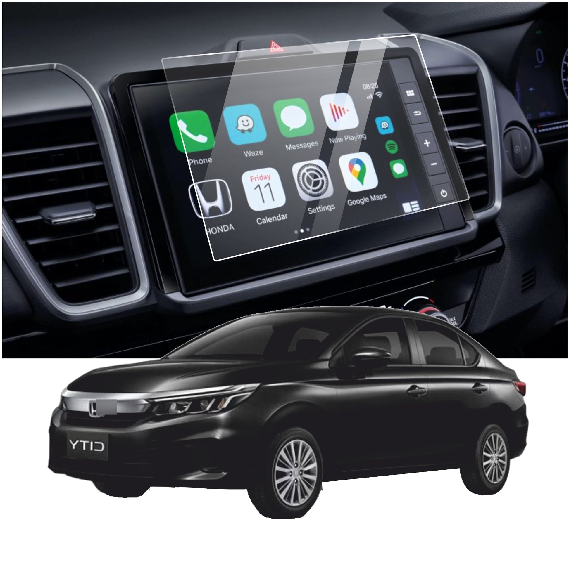 Honda City Hybrid Touch Screen Guard [2022 - 2025] - S8C_CITY_2022