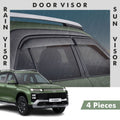 Hyundai Alcazar Door Visor | Rain Visor | Sun Visor [2024 - 2025] - DV_ALCAZAR_2025_BLK