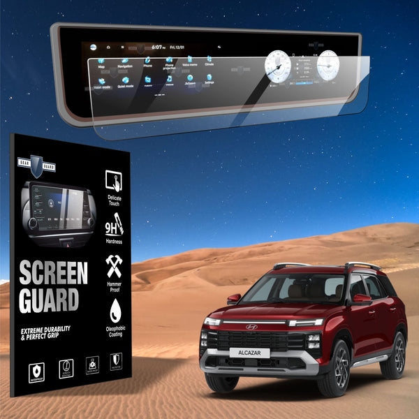 Hyundai Alcazar Facelift Touch Screen Guard [2024 - 2026] - CFC_ALCAZAR_F