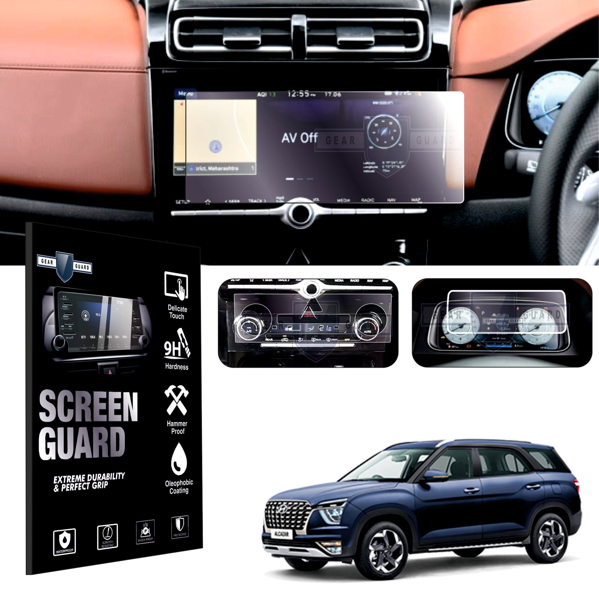 Hyundai Alcazar Infotainment System | Speedometer MID | AC Vent (Bundle) [2021 - 2024] - M10C_ALCAZAR_BUNDLE