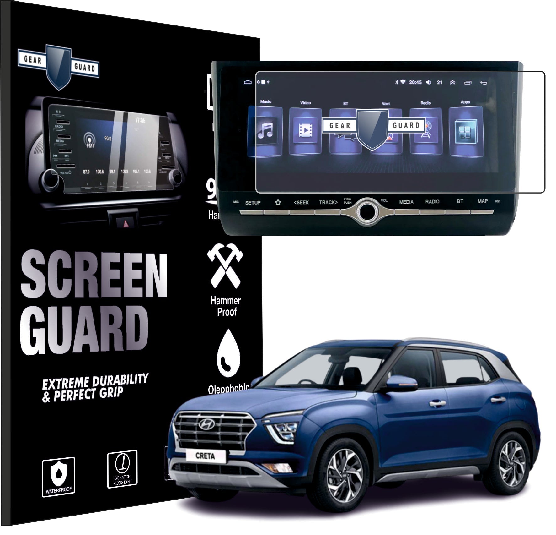 Hyundai Creta (2021-2023) Screen Protector -CRETA_2023_10M