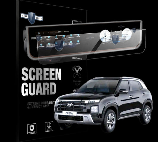 Hyundai Creta 2024 Facelift Accessories Touch Screen Guard -CRETA_2024_INTC