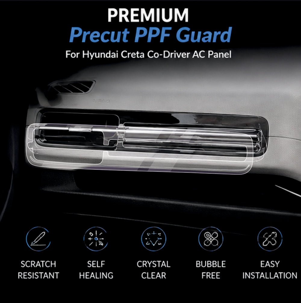 Hyundai Creta AC Vents Precut PPF Guard -SP_CRETA_AC_PPF