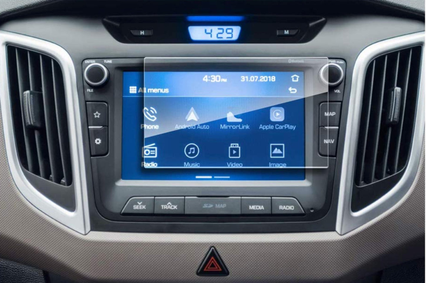 Hyundai Creta Accessories Touch Screen Guard -OLD_CRETA