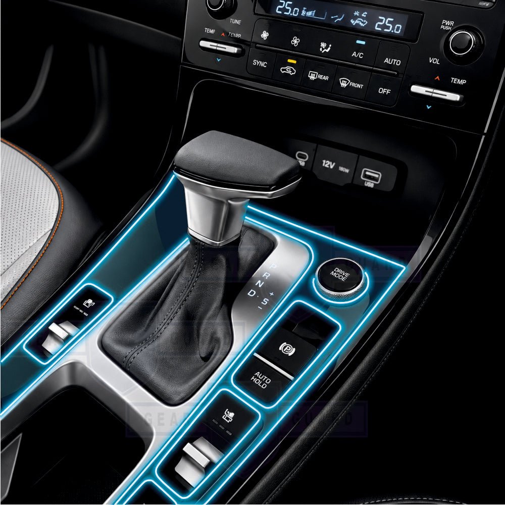 Hyundai Creta Facelift Gear Panel Precut PPF FILM -CRETA_GEAR_PPF
