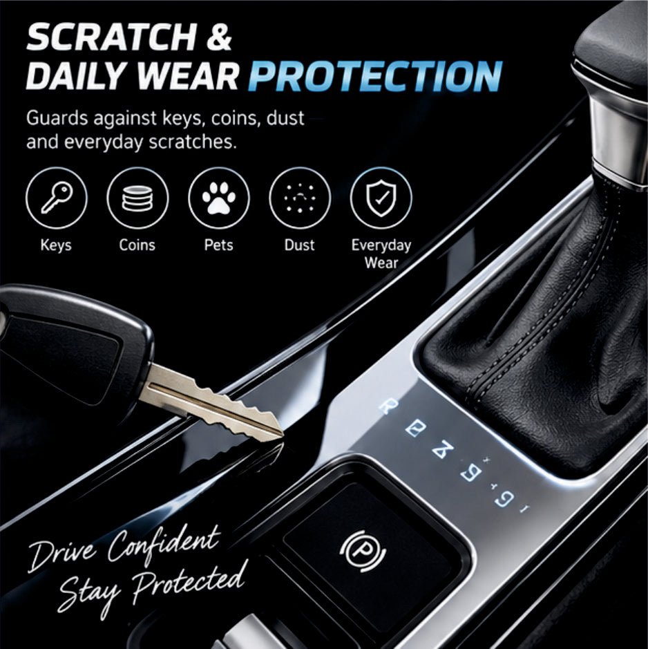 Hyundai Creta Facelift Gear Panel Precut PPF FILM -CRETA_GEAR_PPF