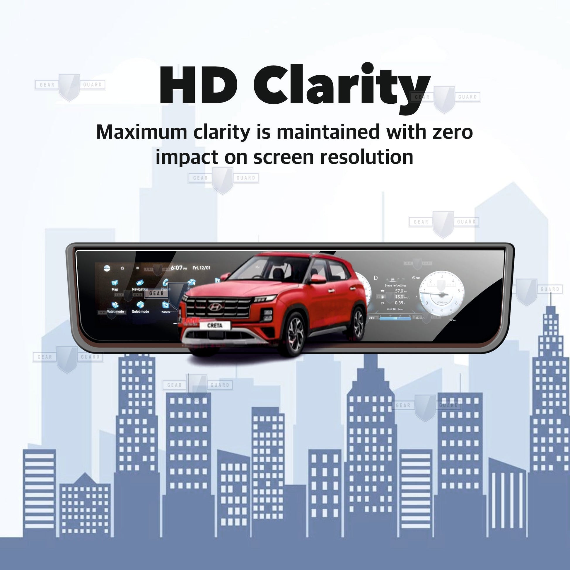 Hyundai Creta Facelift N - Line Touch Screen Guard [2024 - 2025] - M8C_CRETA_2024_NLINE