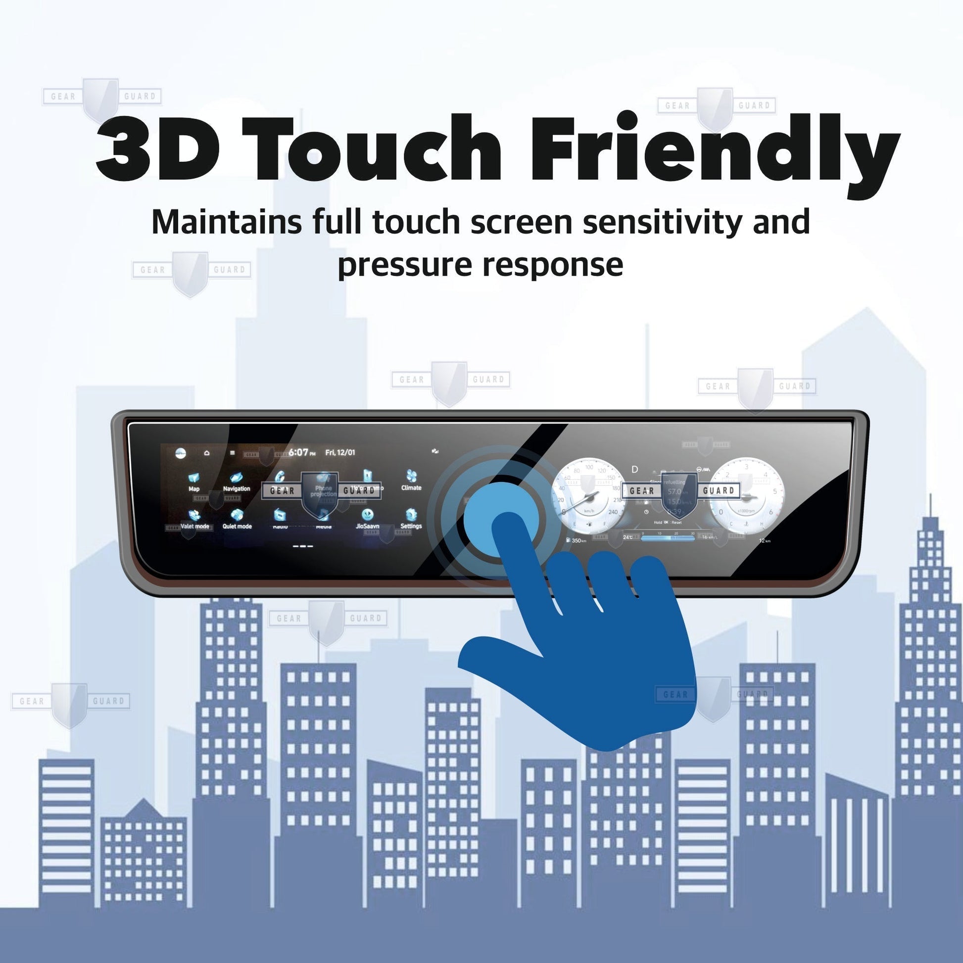 Hyundai Creta Facelift N - Line Touch Screen Guard [2024 - 2025] - M8C_CRETA_2024_NLINE