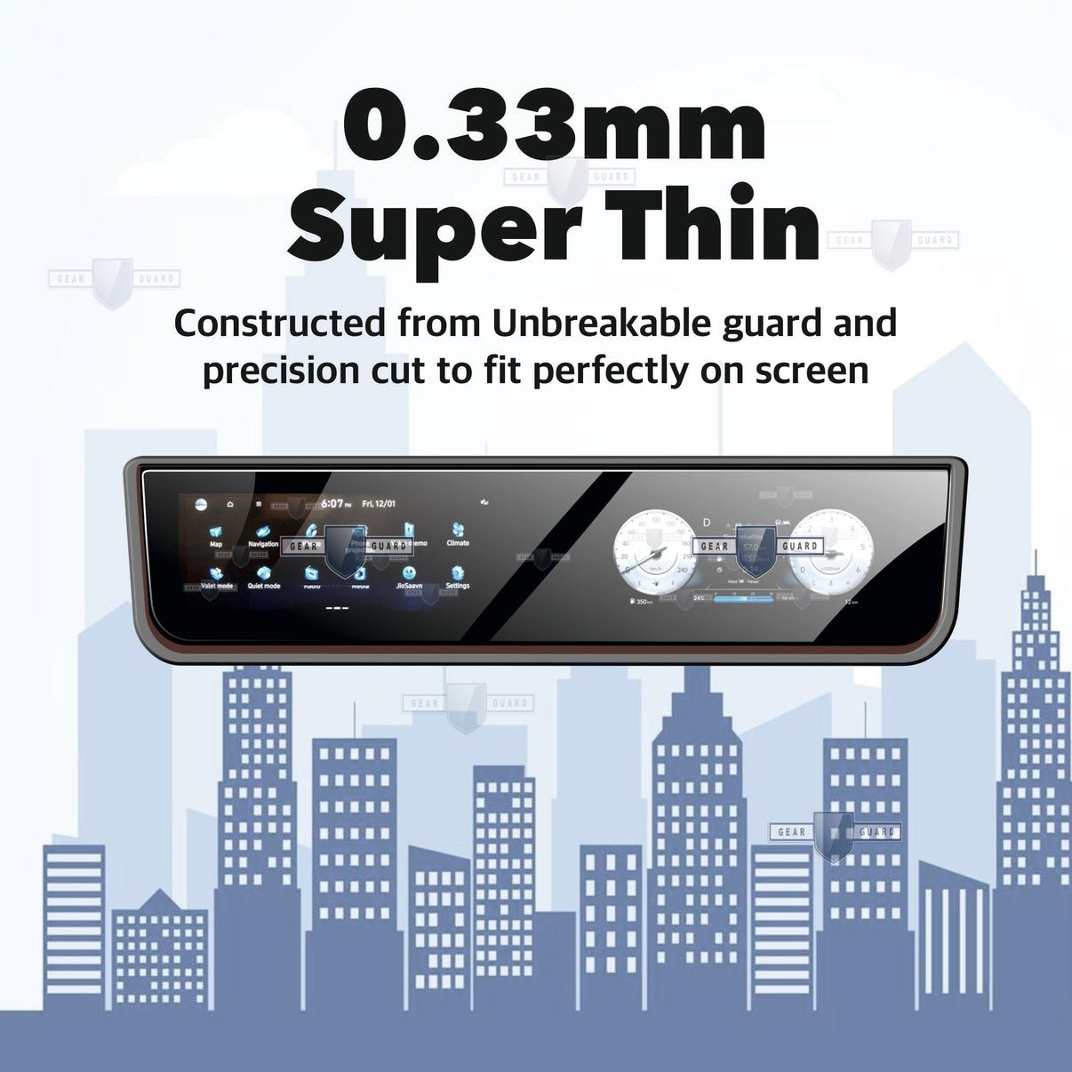 Hyundai Creta Facelift Speedometer (MID) Screen Guard [2024 - 2025] - M10C_CRETA_MID