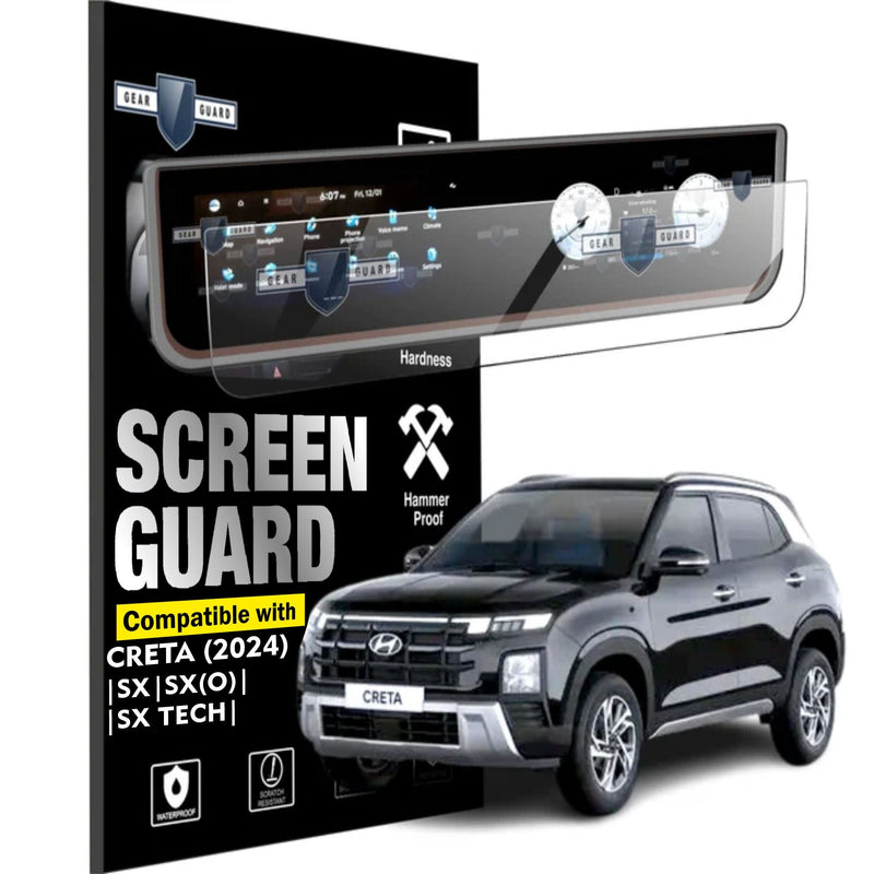 Hyundai Creta Facelift Touch Screen Guard [2024 - 2026] - CFC_CRETA_2024