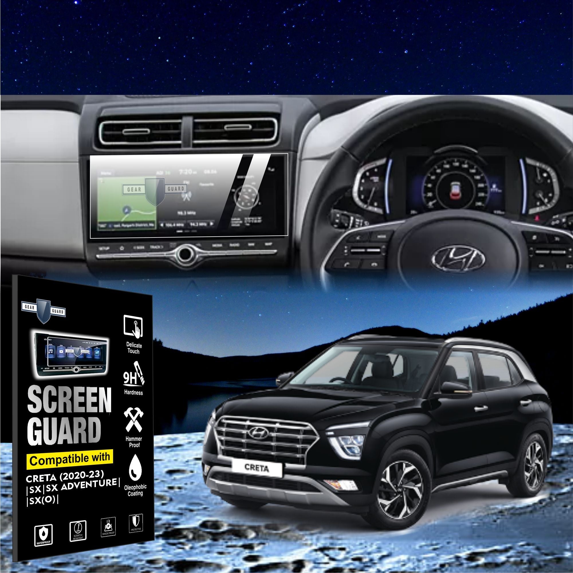 Hyundai Creta Screen Protector [2020 - 2023] - M10C_CRETA